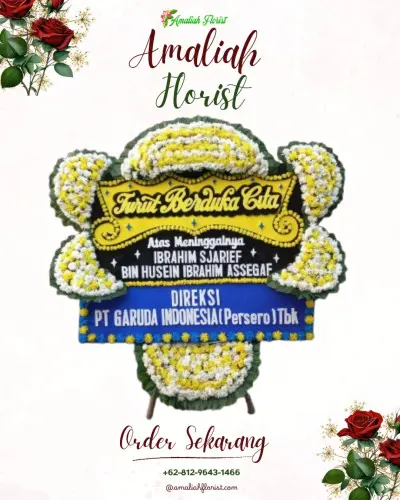 Papan Bunga Duka di Pagowan